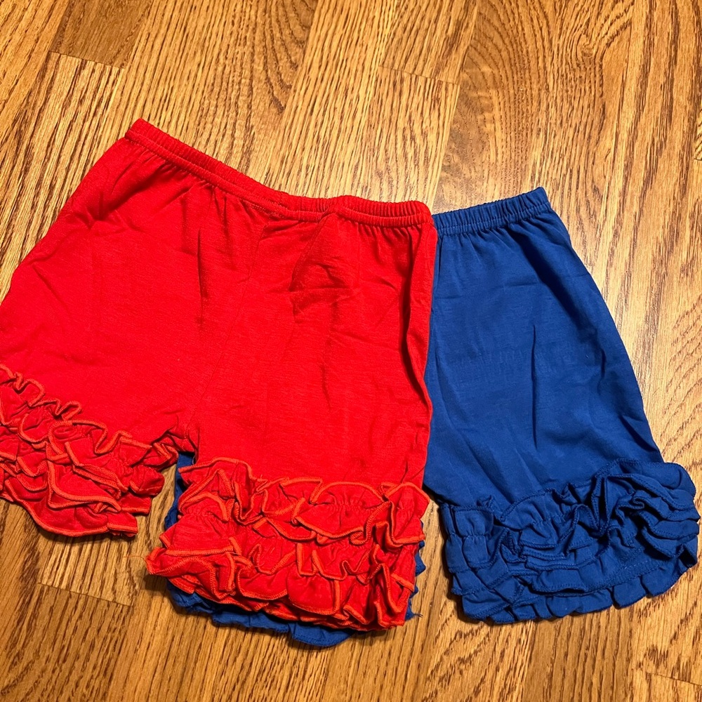 🆕Double Ruffled Shorts Set of 2